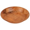 Miska kuchenna drewniana owalna 30 cm – do sałatek, owoców, pieczywa, dekoracyjna, trwała