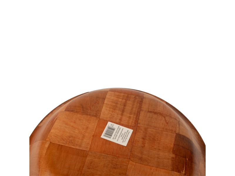 Miska kuchenna drewniana owalna 30 cm – do sałatek, owoców, pieczywa, dekoracyjna, trwała