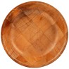 Miska kuchenna drewniana owalna 30 cm – do sałatek, owoców, pieczywa, dekoracyjna, trwała