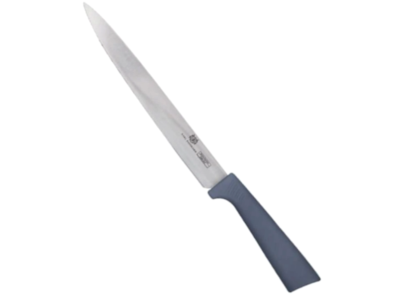 Nóż kuchenny uniwersalny prosty 20 cm szary do krojenia cięcia