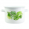 GARNEK EMALIOWANY MONSTERA POWŁOKA 4,5L INDUKCJA EMALIA RYBNIK
