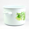 GARNEK EMALIOWANY MONSTERA POWŁOKA 4,5L INDUKCJA EMALIA RYBNIK