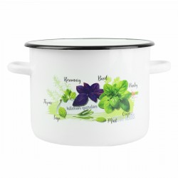 Garnek emaliowany z uszami...