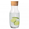 Karafka do wody napojów z naturalnym korkiem pure 1000ml Krosno