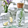Karafka do wody napojów z naturalnym korkiem pure 1000ml Krosno