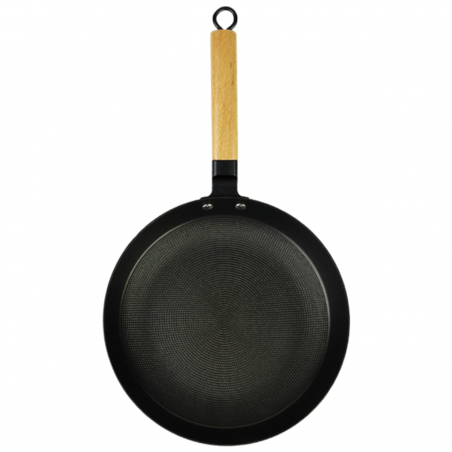 Patelnia żeliwna głęboka 26 cm indukcja non stick