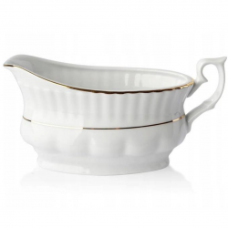 Sosjerka porcelanowa biała...