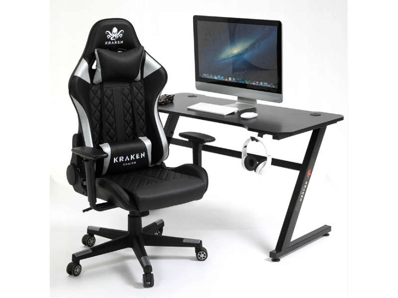 Biurko gamingowe dla gracza biurko komputerowe czarne