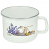 KUBEK EMALIOWANY Z POKRYWKĄ 0,5L MŁYN EMALIA 14CM