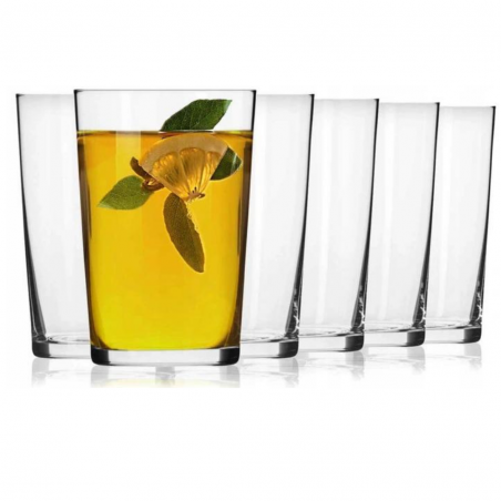 Kpl. szklanek do herbaty 250ml 6 szt szklanki Basic Krosno