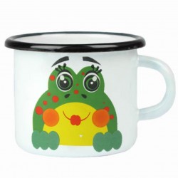 Kubek emaliowany 0,5l żabka...