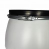 Beczka z metalową obejmą 120l zbiornik na wodę atest